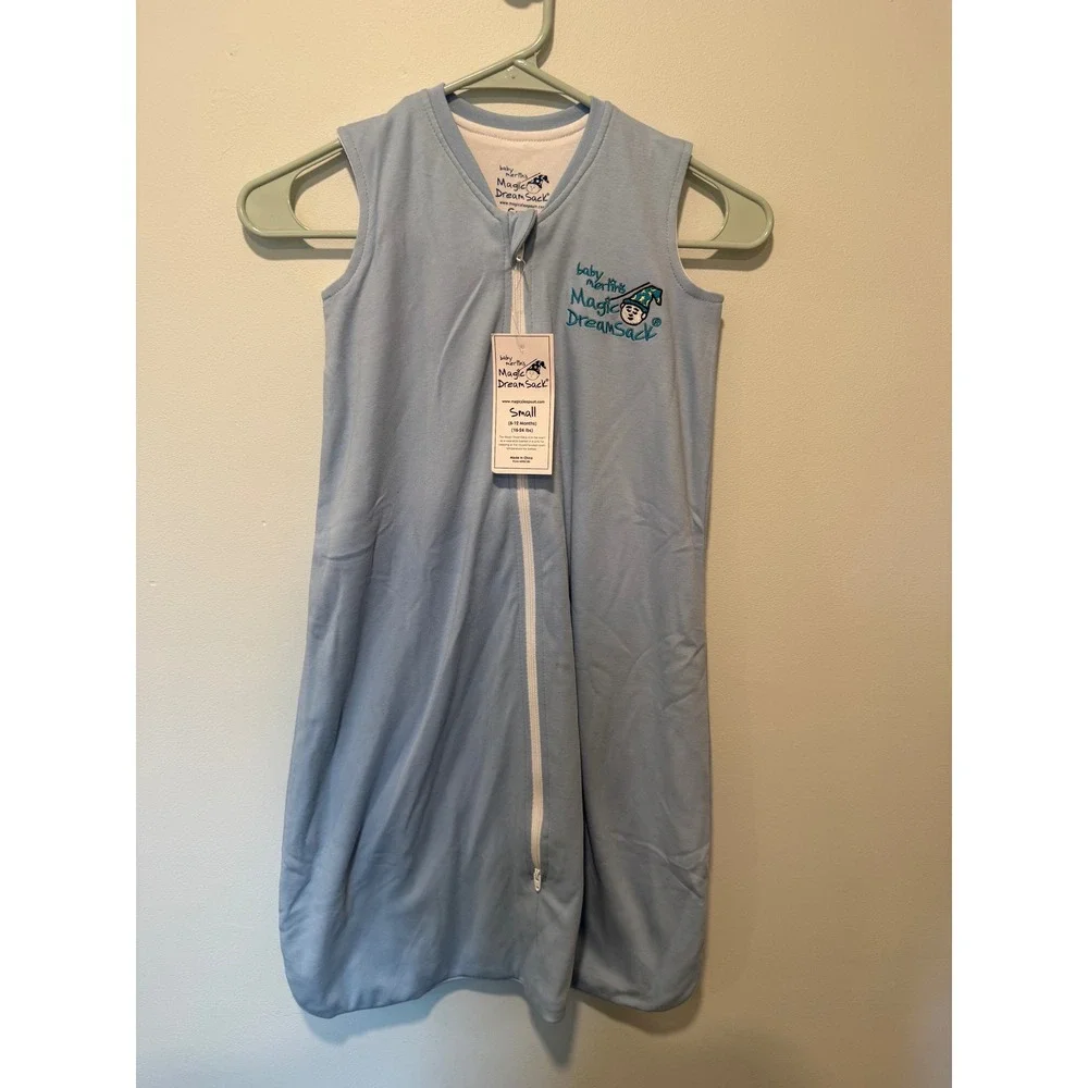 Baby Merlin's Magic DreamSack Blue Wearable Blanket Small 6-12 Months NWT